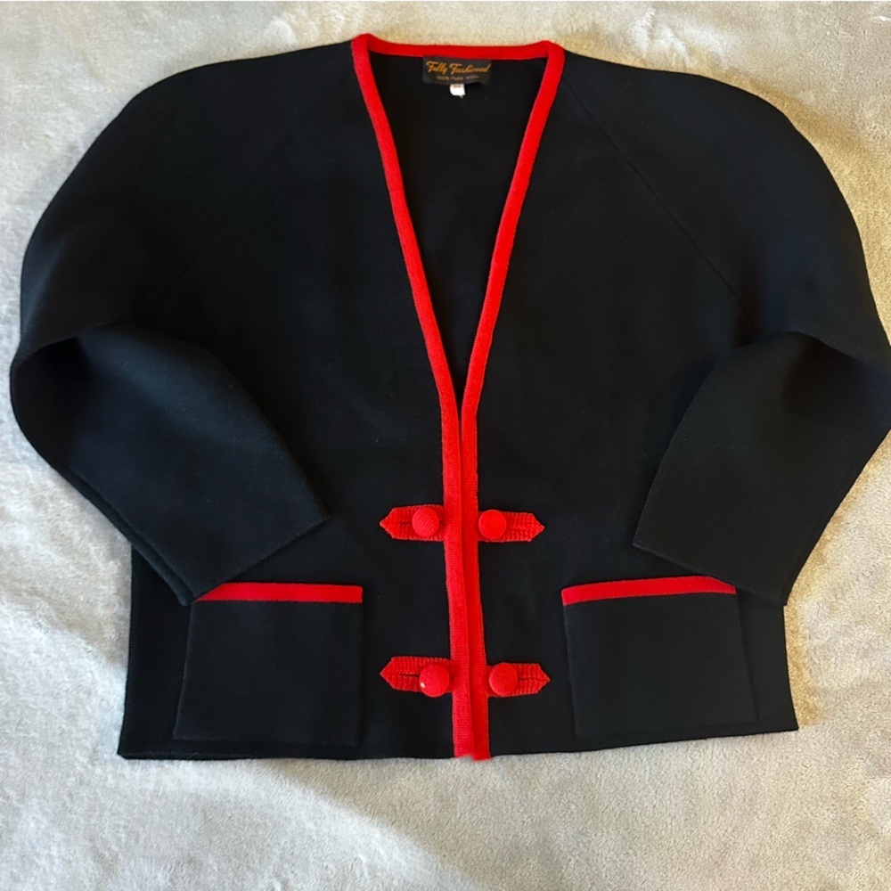 Vintage Fully Fashioned Pure Wool Cardigan - Picture 7 of 15